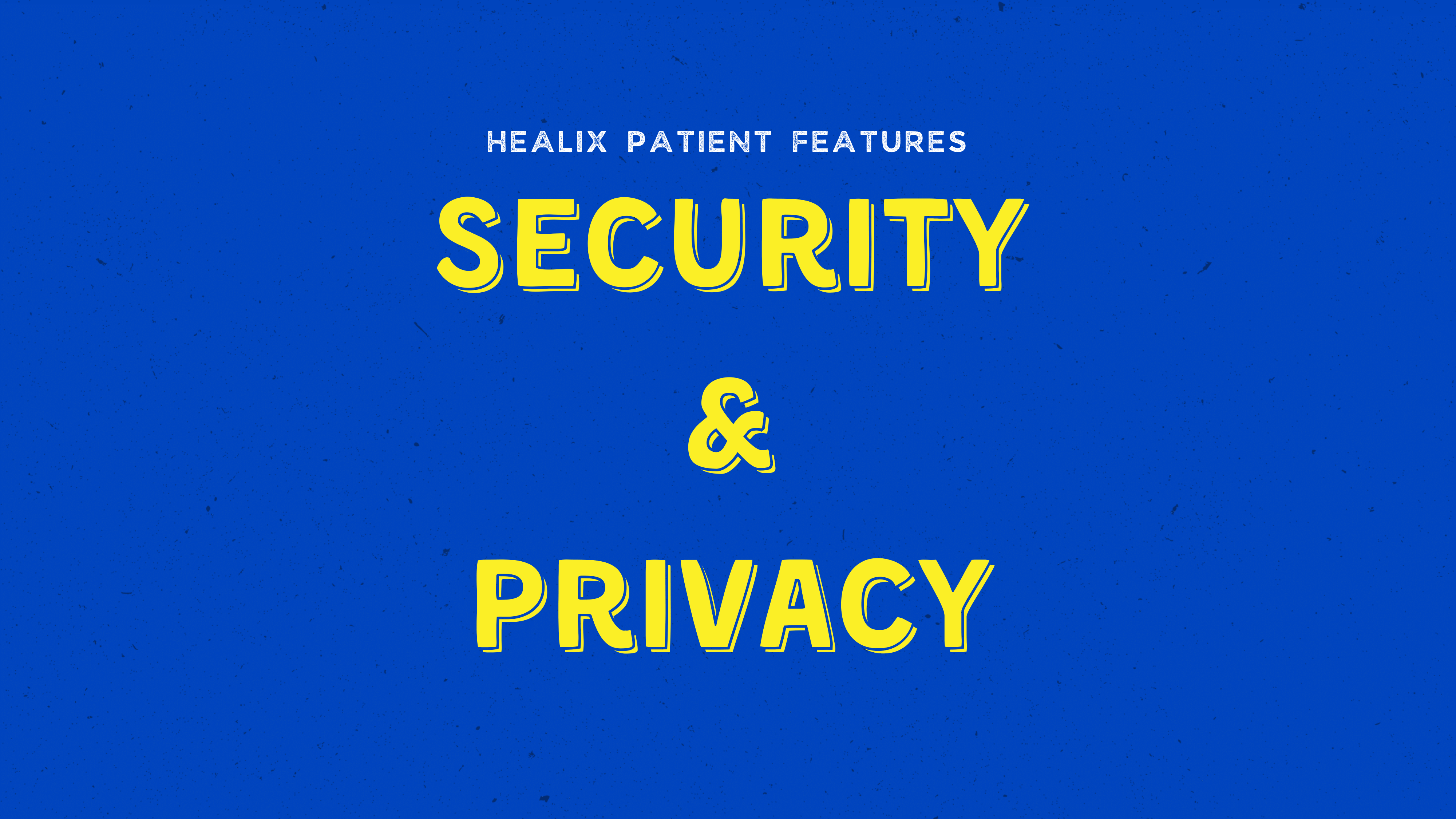 Security & Privacy